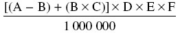 Formule — Des renseignements complémentaires se trouvent dans les paragraphes adjacents