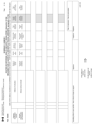 hazardous occurrence investigation report