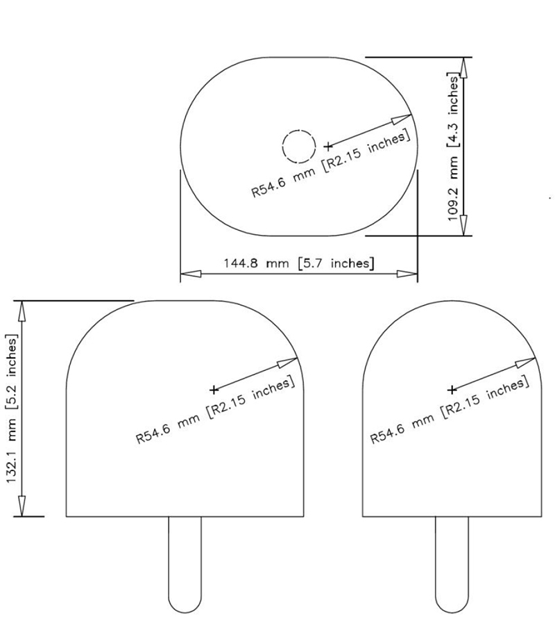 Figure — Small head probe - Description below