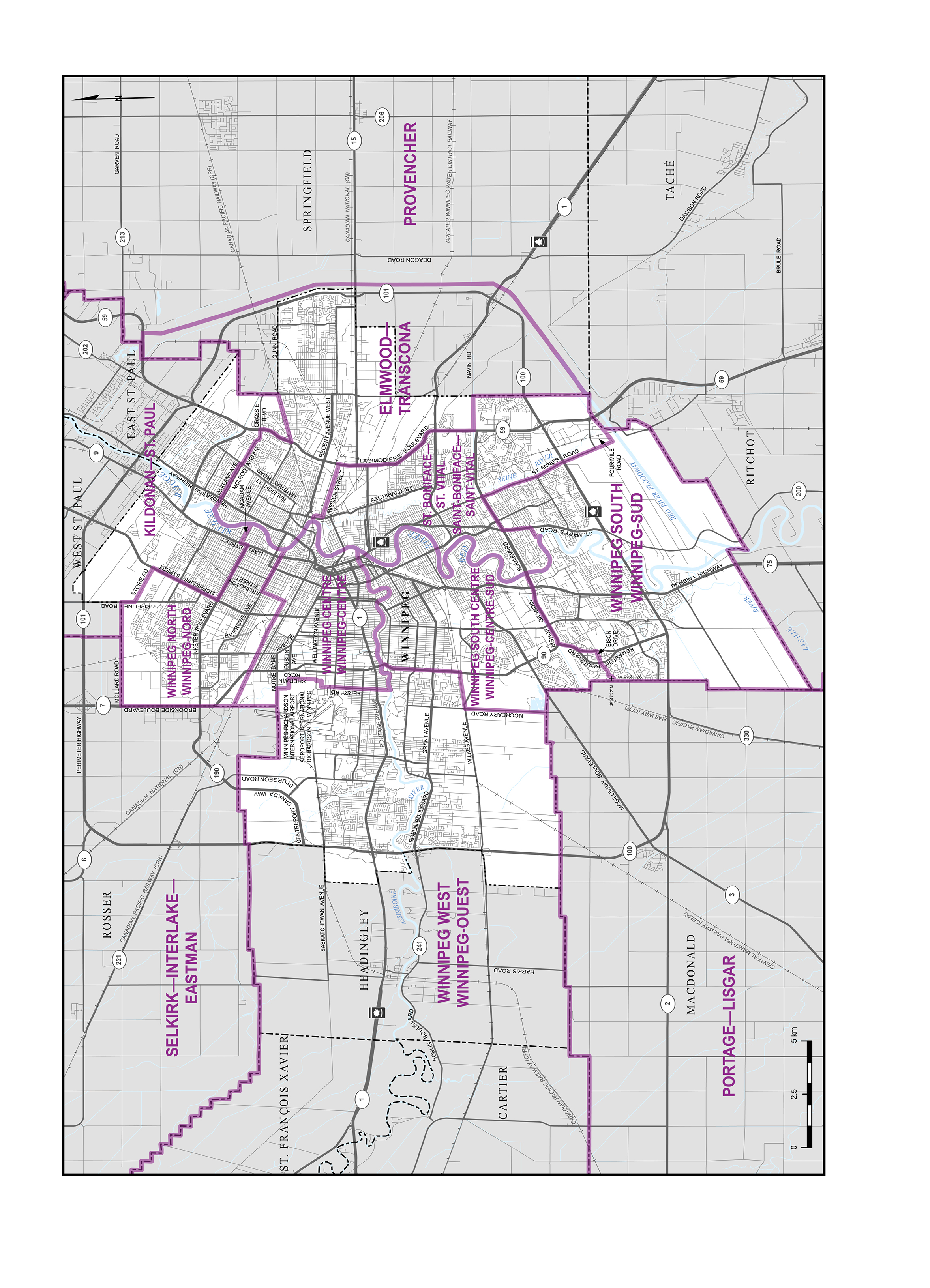 Carte&nbsp;2&nbsp;&ndash;&nbsp;Ville de Winnipeg