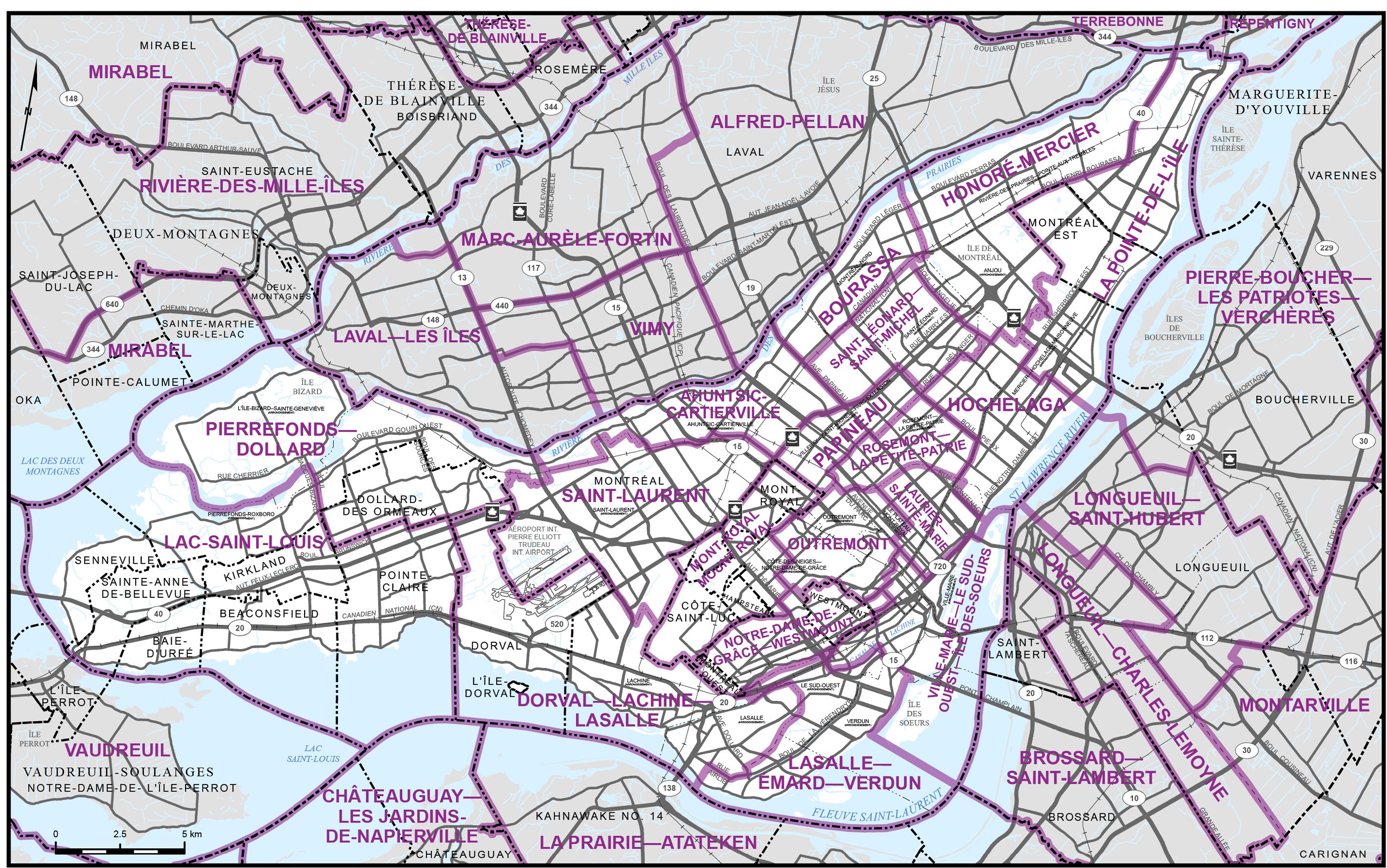 Carte 12 - L’Île de Montréal