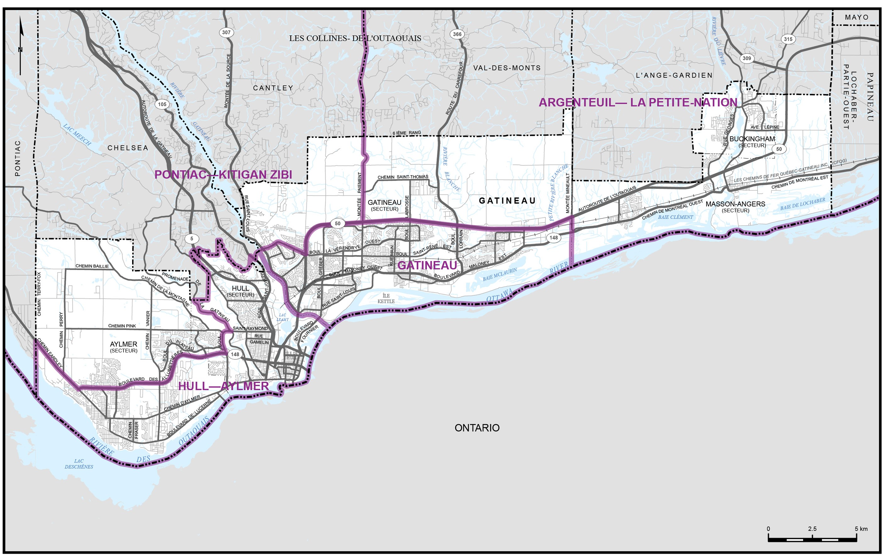 Carte 7 - Ville de Gatineau