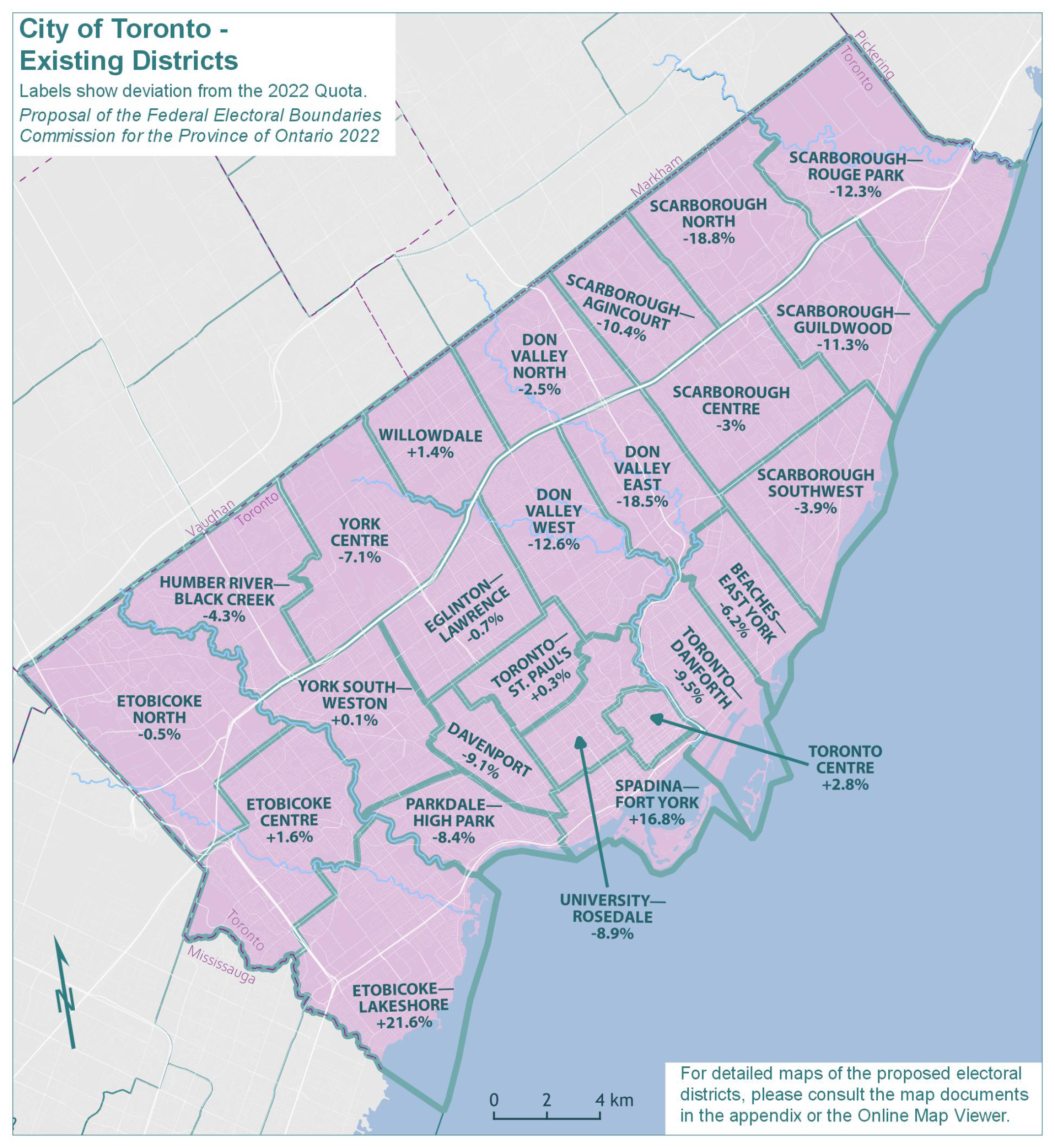 City of Toronto - Existing District 