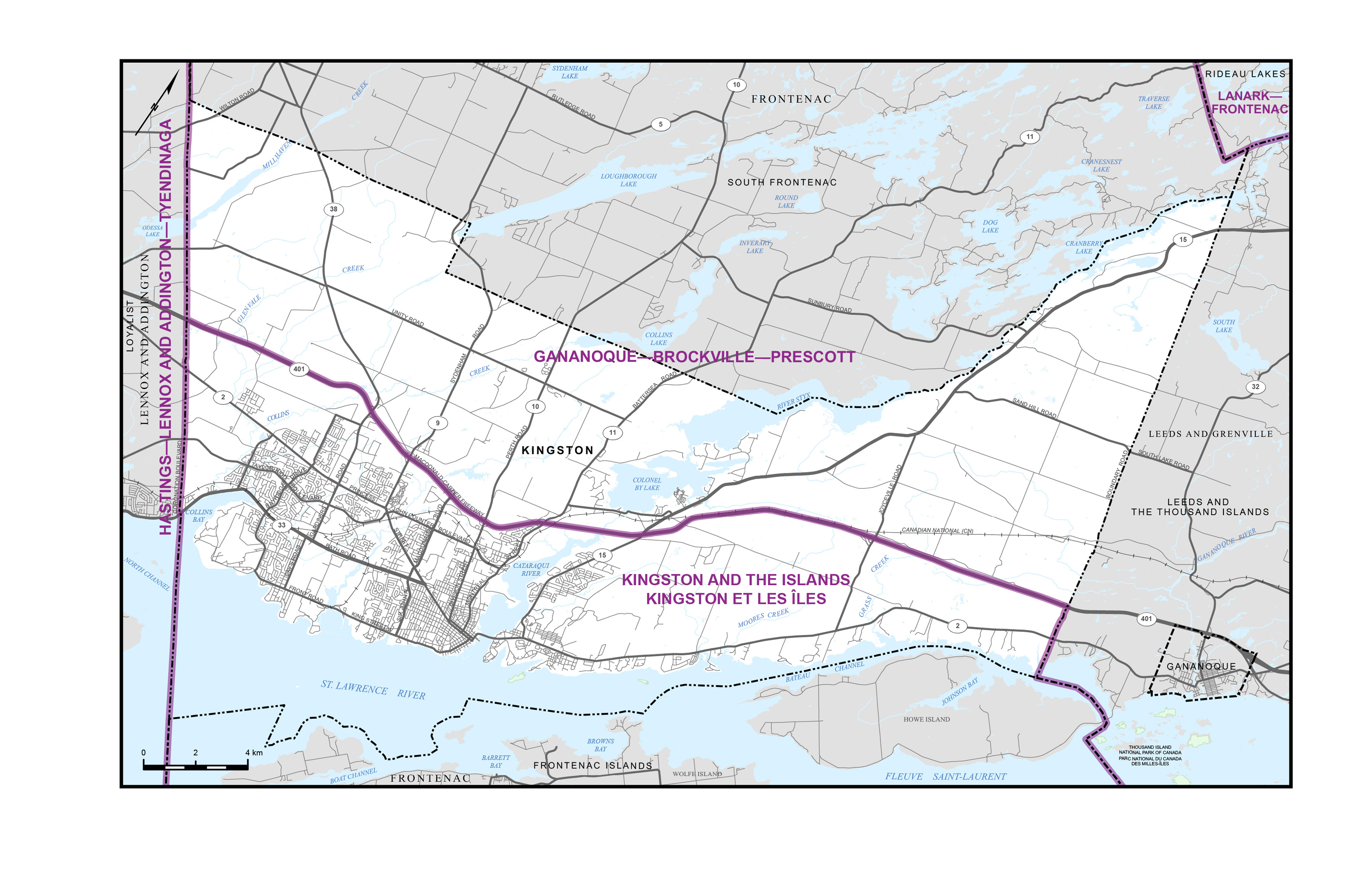 Carte 14&nbsp;&ndash;&nbsp;Ville de Kingtston