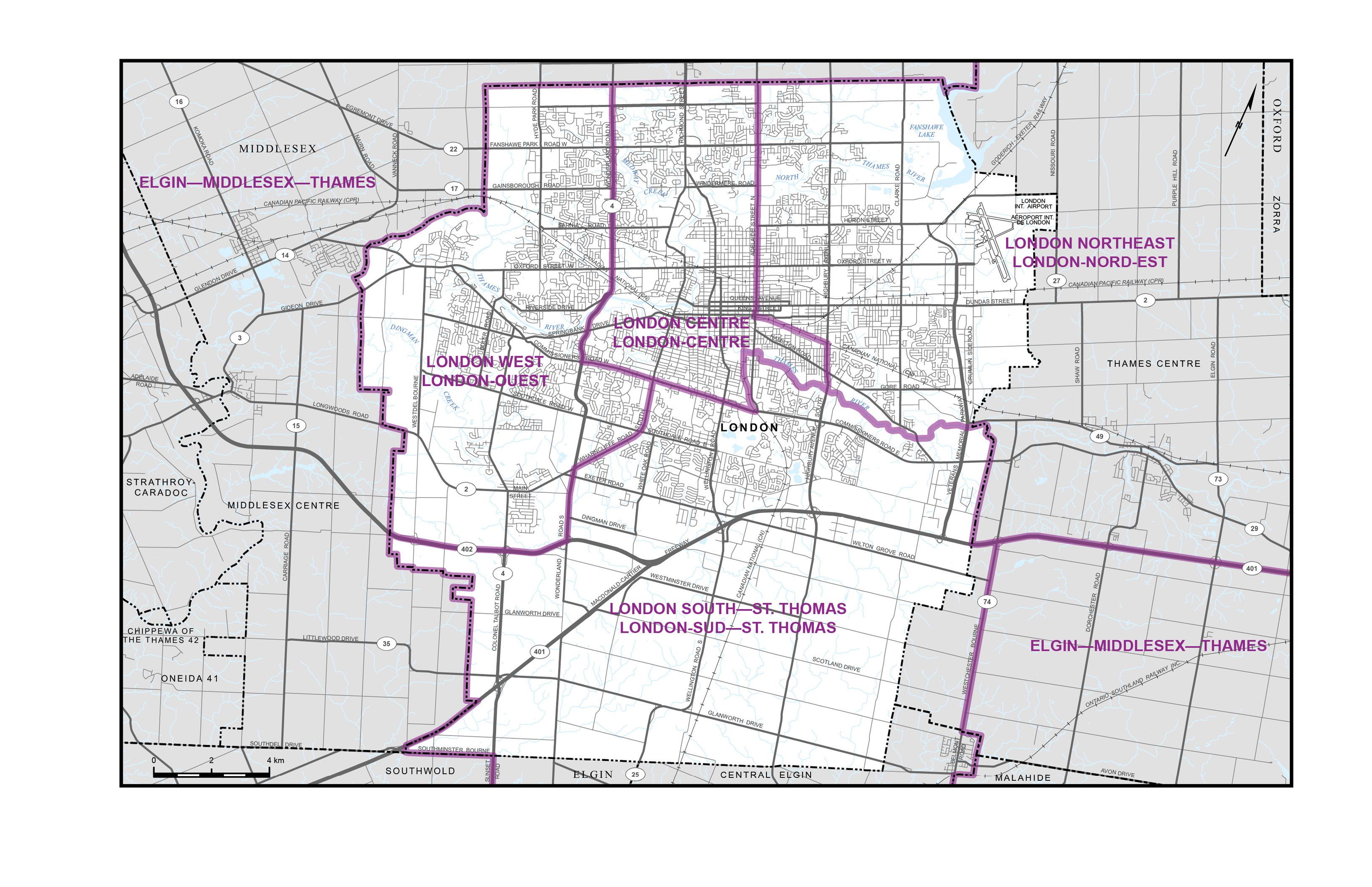 Carte 15&nbsp;&ndash;&nbsp;Ville de London