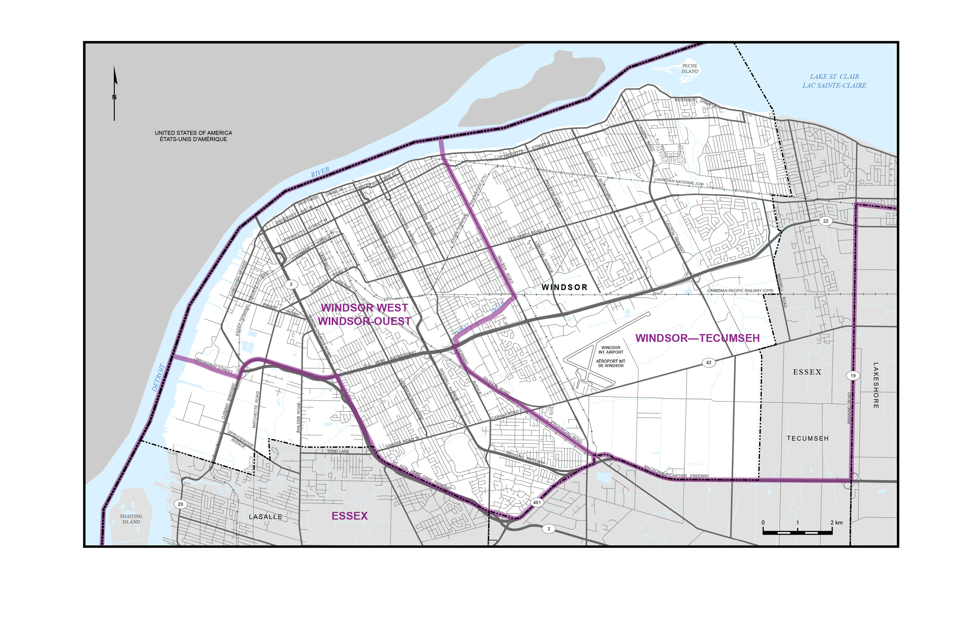 Carte 21&nbsp;&ndash;&nbsp;Ville de Windsor