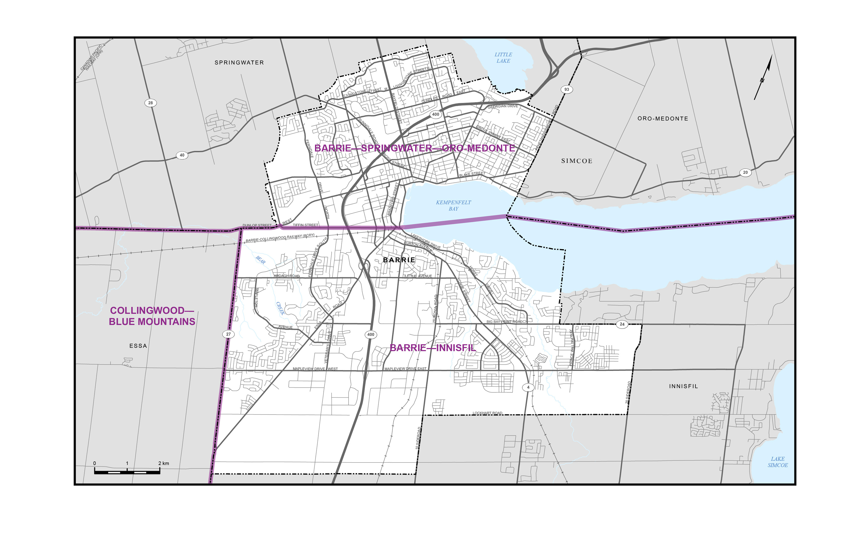 Map 5 – City of Barrie