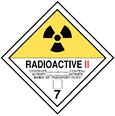Classe 7, Matières radioactives Catégorie II — jaune