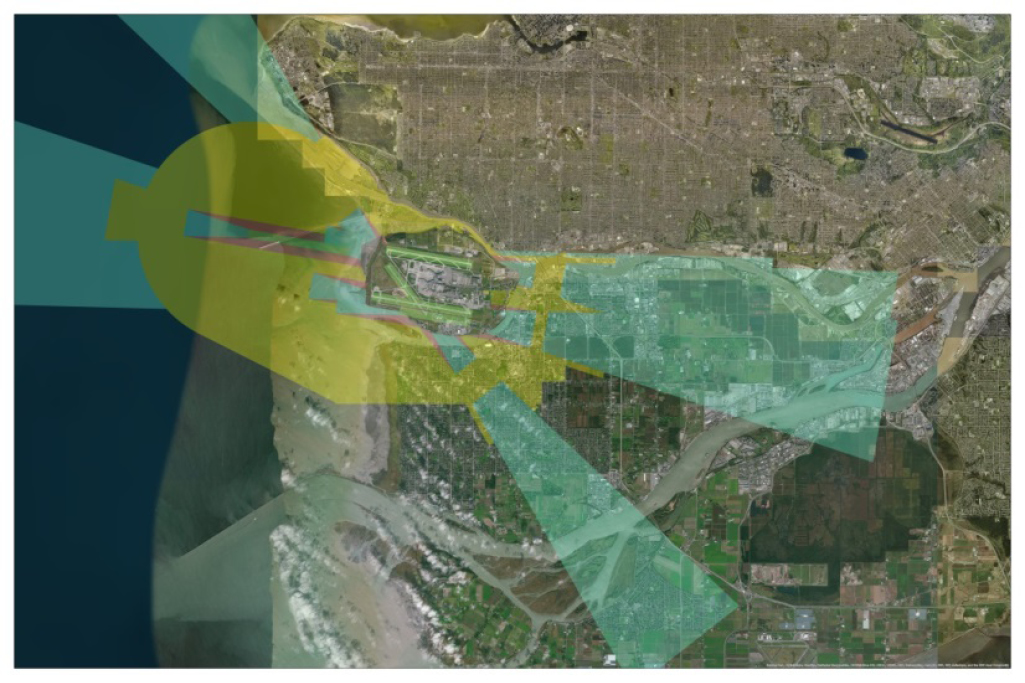 Figure 2. Geographical location of the proposed zoning areas – Text version below the image
