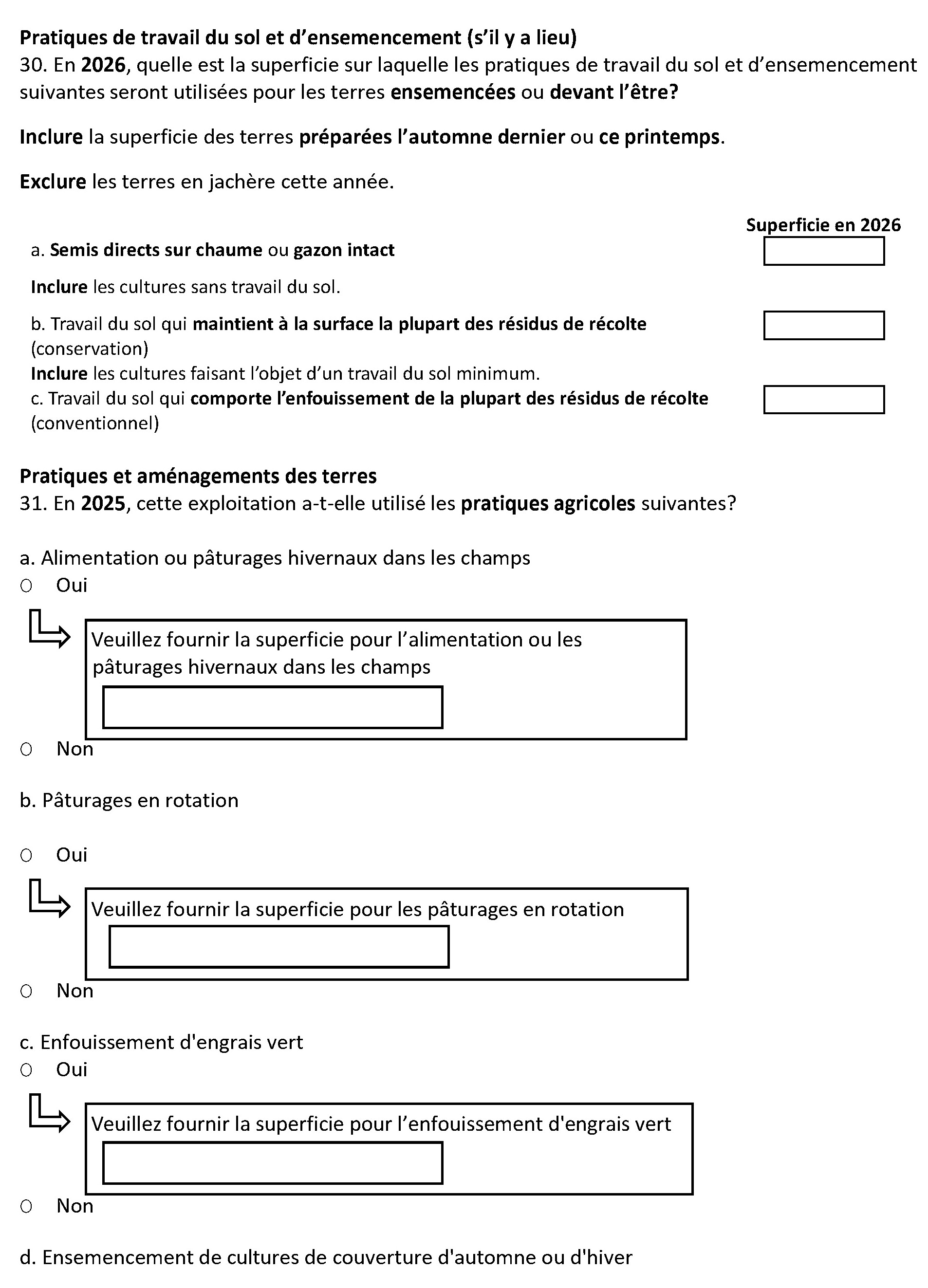 Page 19 du recensement français. – Version textuelle en dessous de l'image