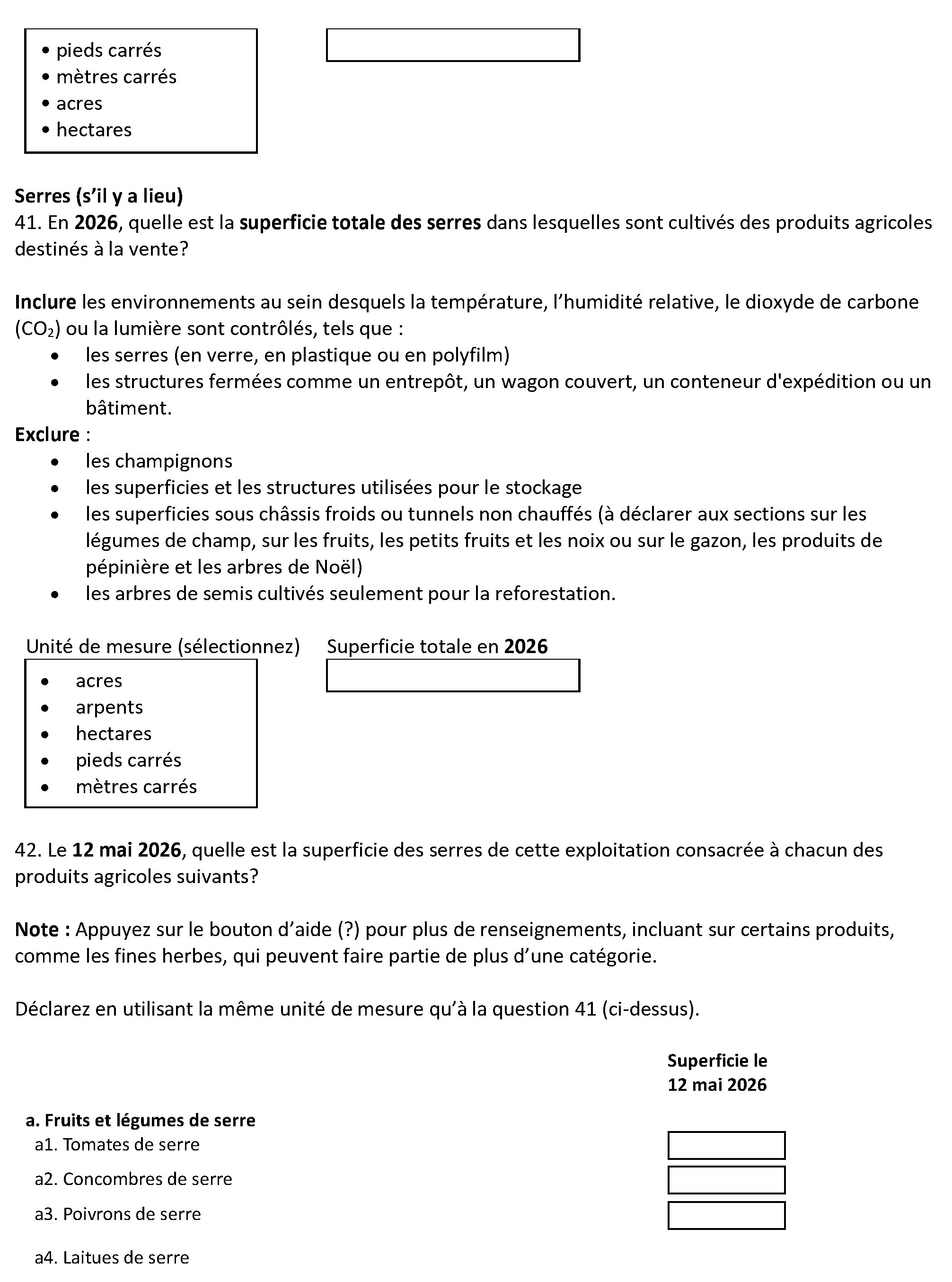 Page 23 du recensement français. – Version textuelle en dessous de l'image