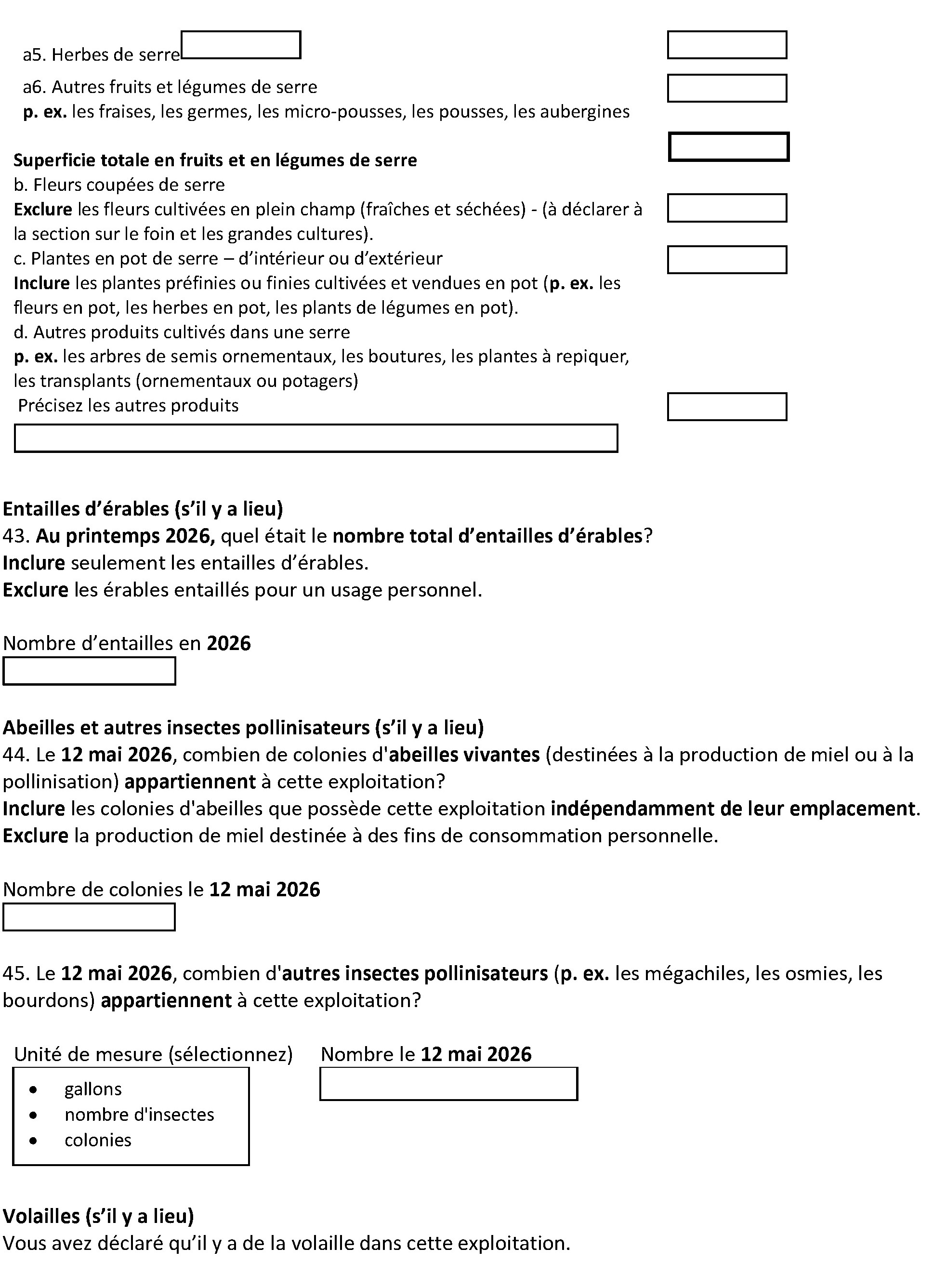Page 24 du recensement français. – Version textuelle en dessous de l'image