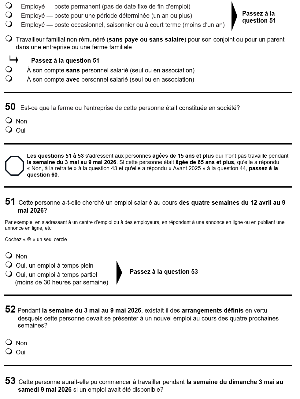 Page 24 du recensement français. – Version textuelle en dessous de l'image