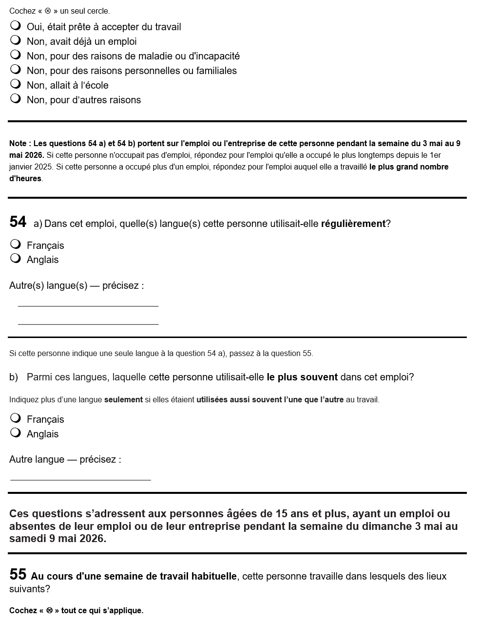 Page 25 du recensement français. – Version textuelle en dessous de l'image
