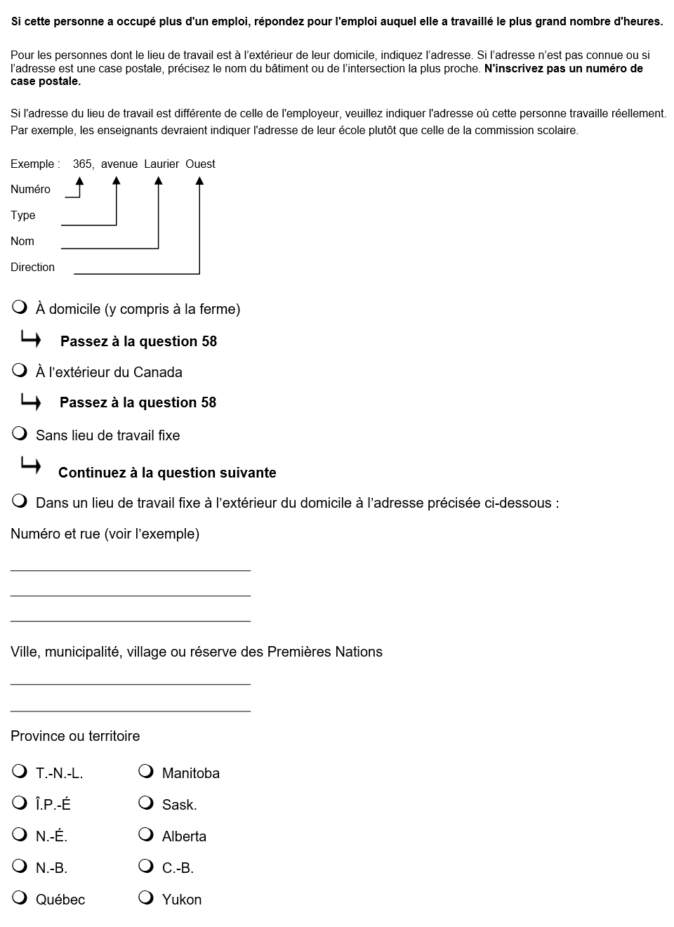 Page 26 du recensement français. – Version textuelle en dessous de l'image