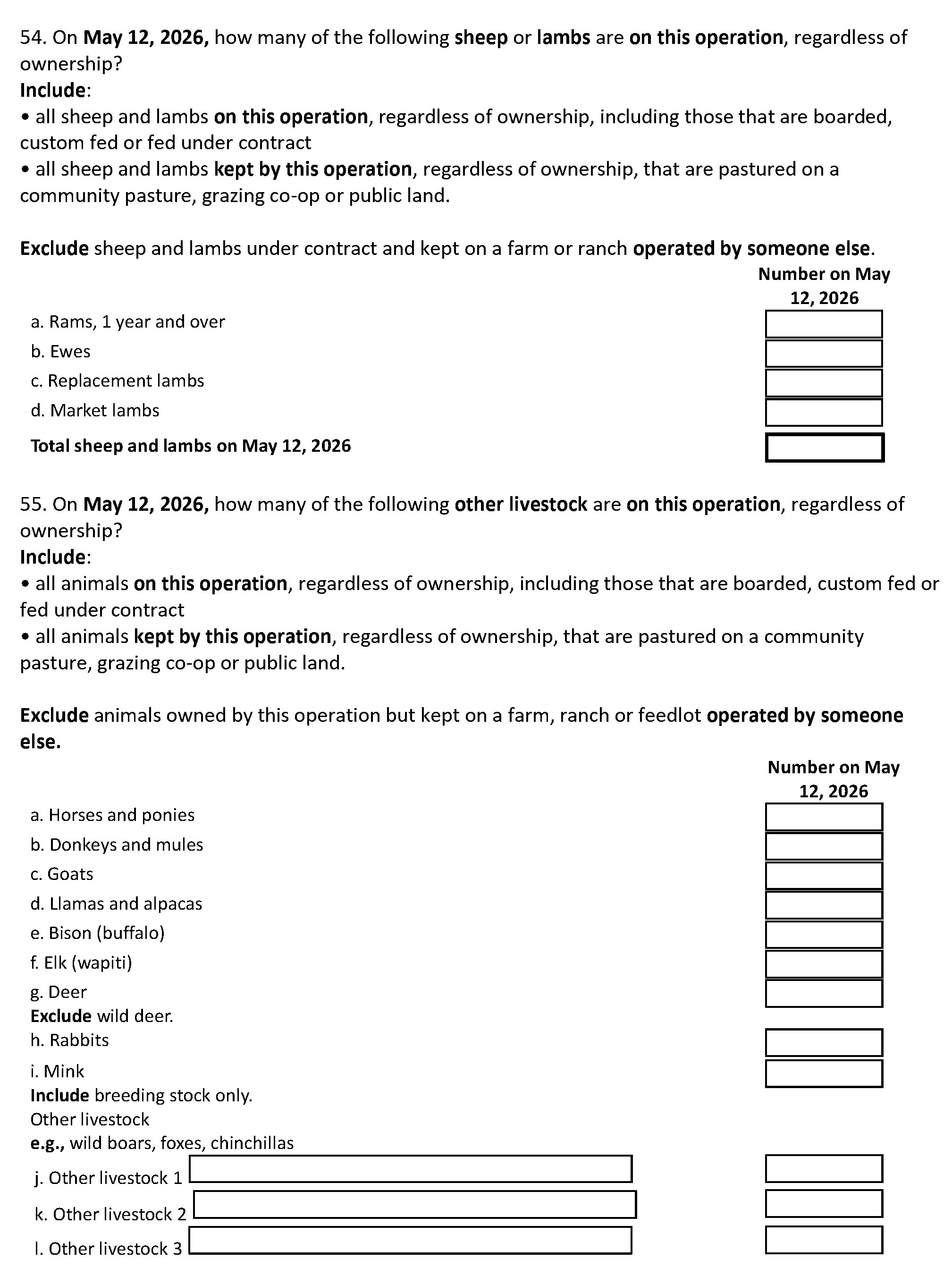 Page 27 of the English census form. – Text version below the image