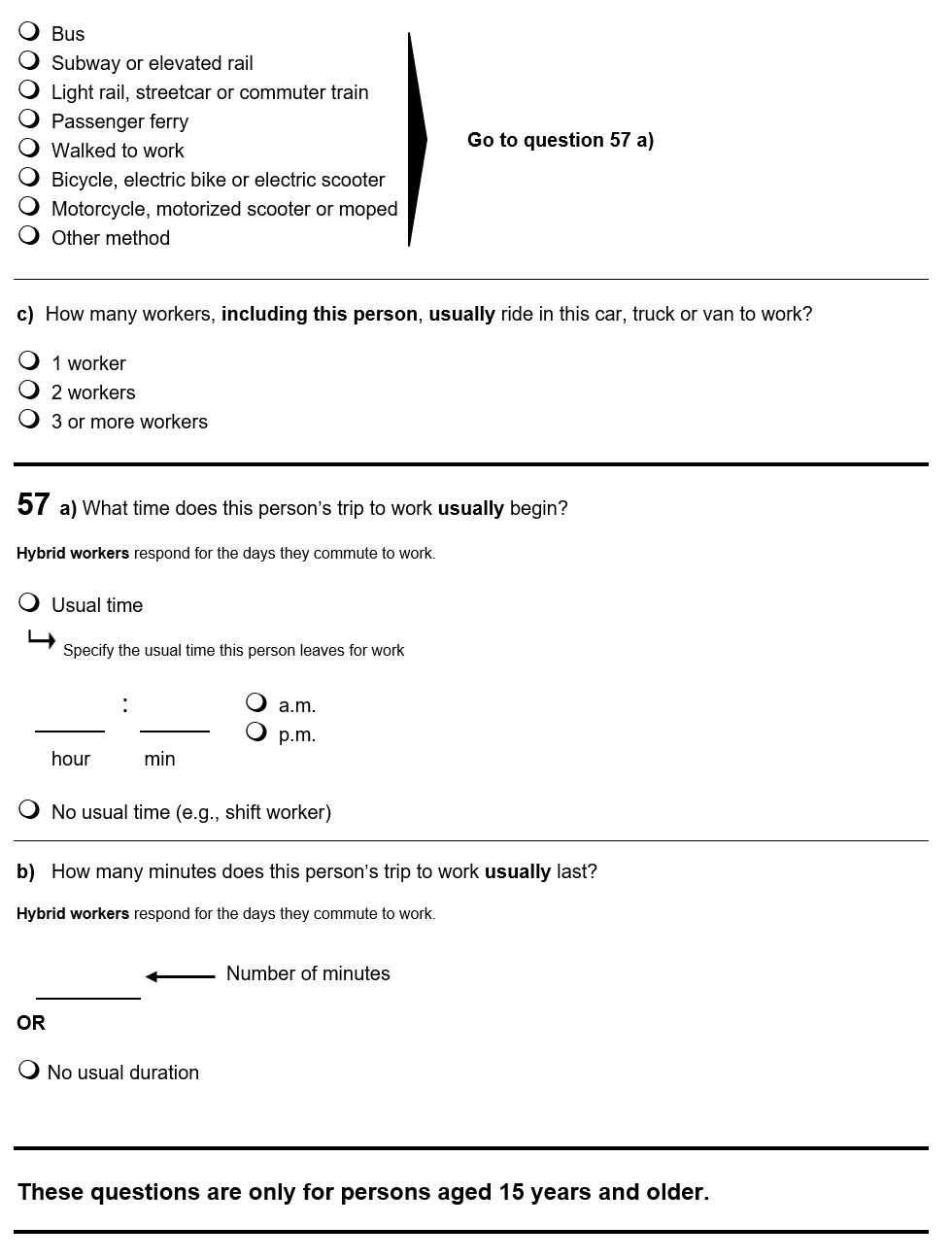 Page 27 of the English census form. – Text version below the image