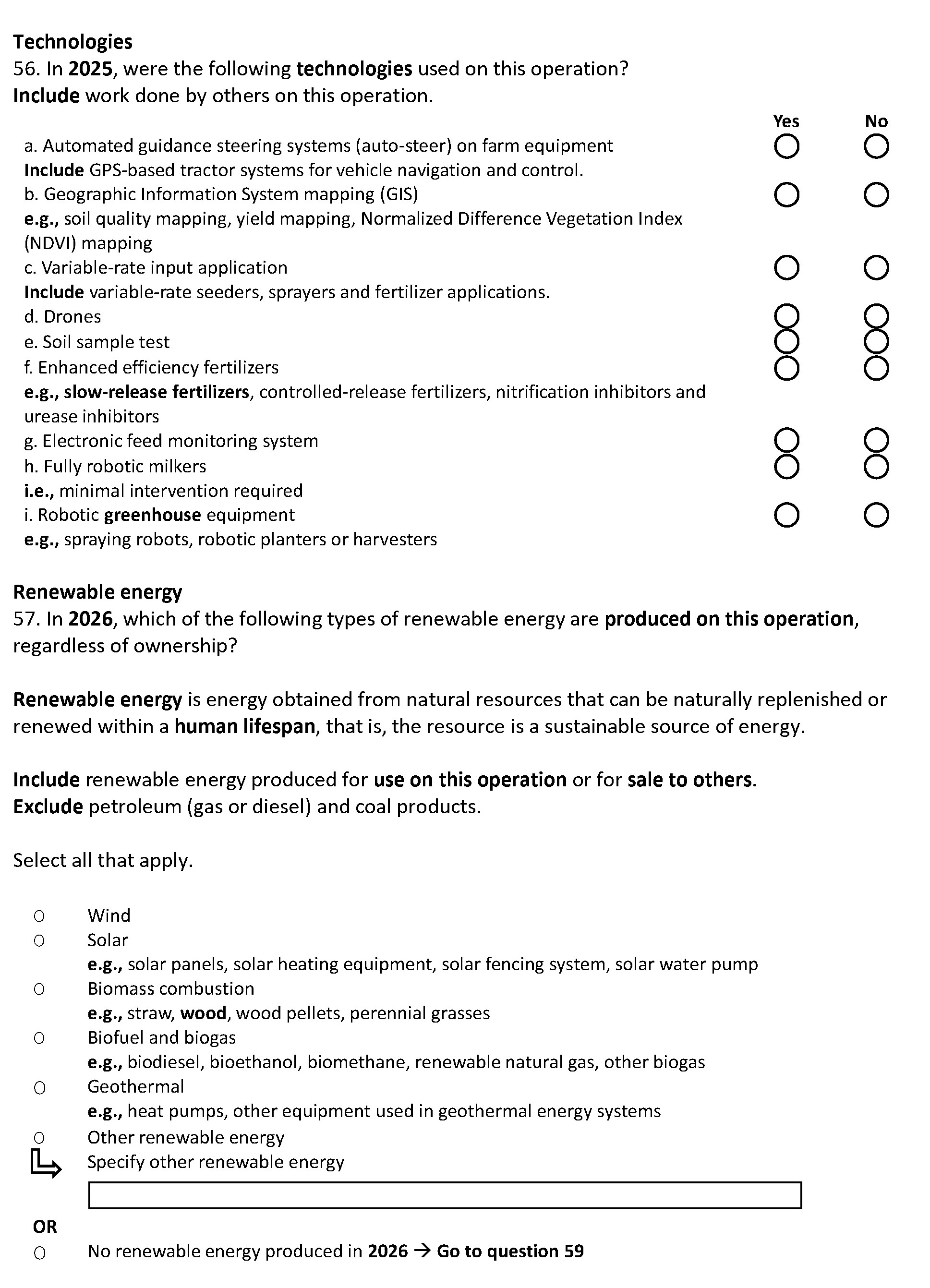 Page 28 of the English census form. – Text version below the image