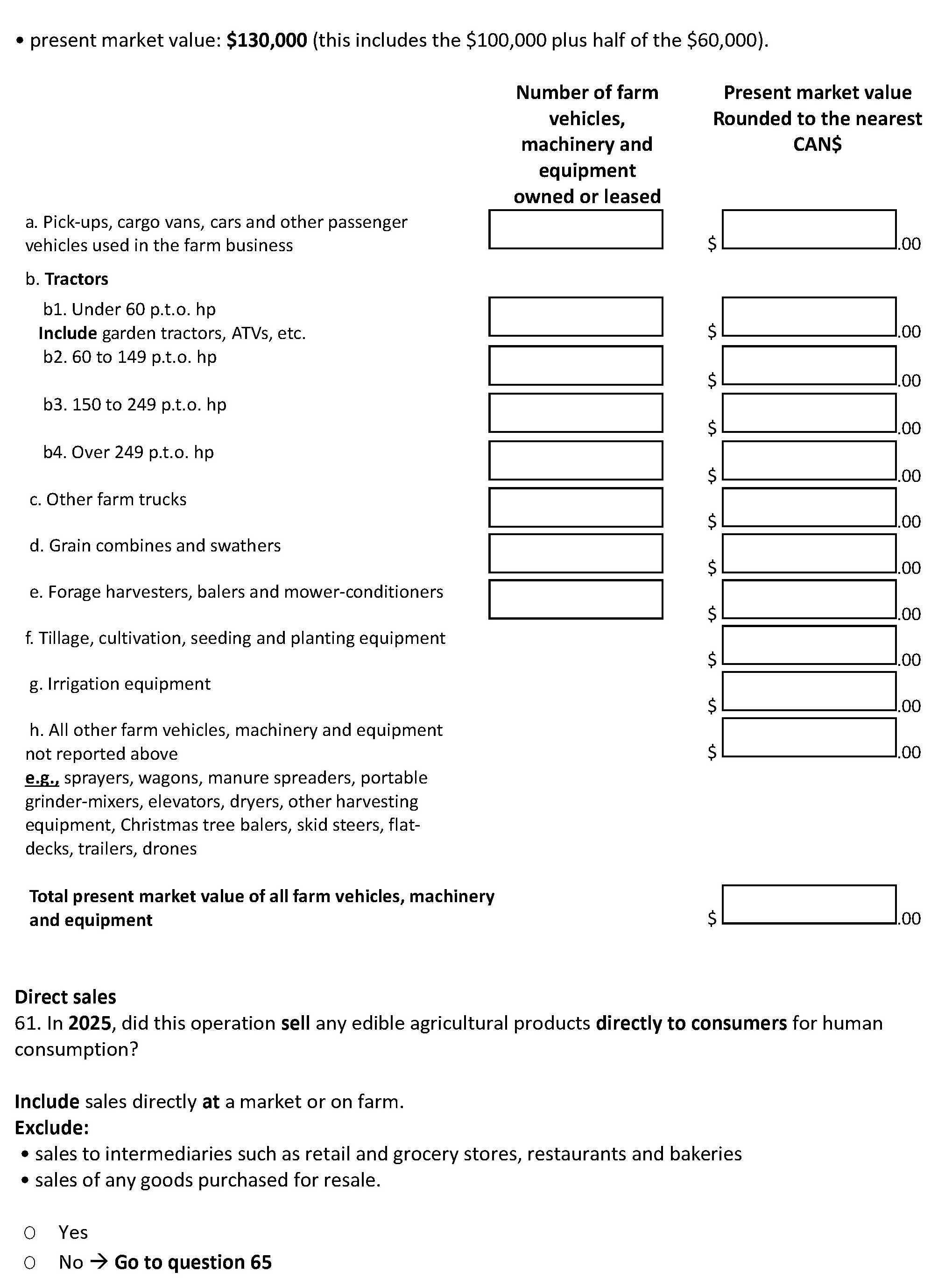 Page 30 of the English census form. – Text version below the image