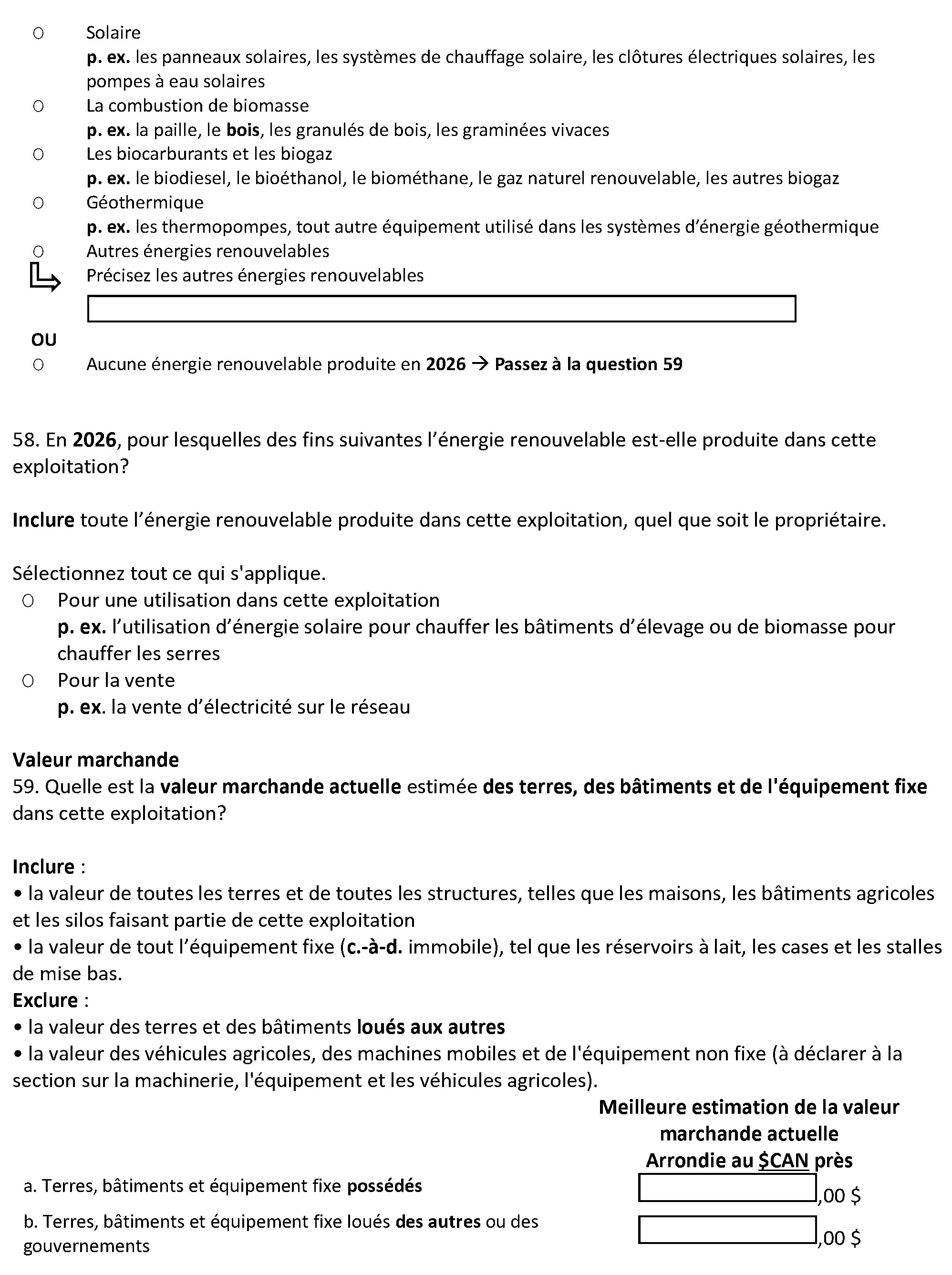 Page 30 du recensement français. – Version textuelle en dessous de l'image