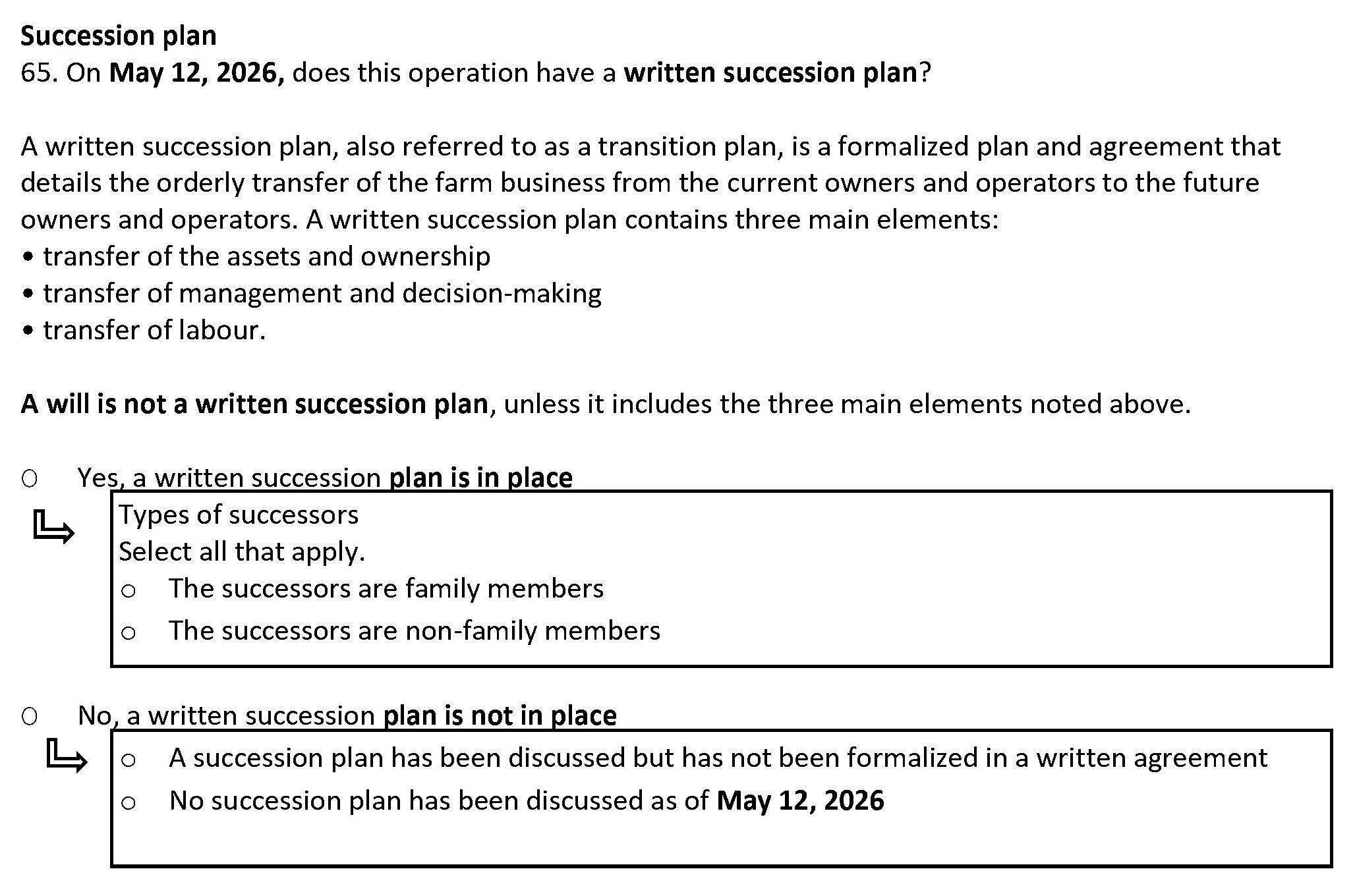 Page 32 of the English census form. – Text version below the image