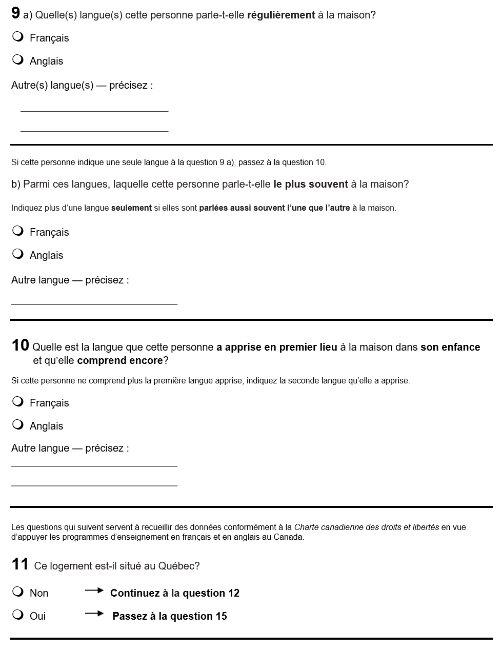 Page 7 du recensement français. – Version textuelle en dessous de l'image