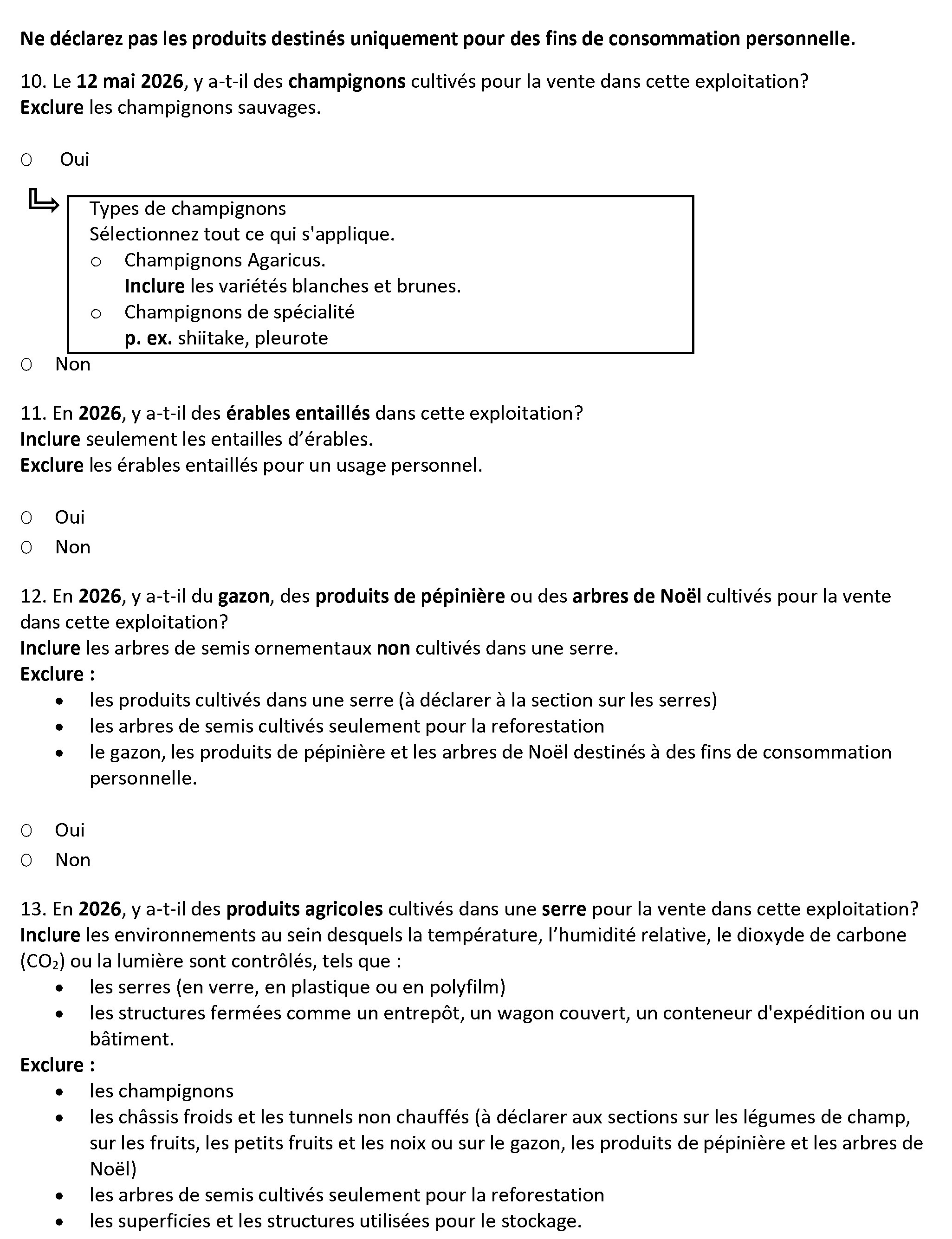 Page 9 du recensement français. – Version textuelle en dessous de l'image