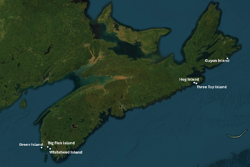 Figure1: Map showing the location of the lands proposed for designation as the Atlantic Archipelago NWA