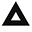 Symbole montrant, en silhouette, un triangle équilatéral à l’intérieur duquel se trouve un petit espace vide aussi en forme de triangle équilatéral.