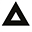 Symbole montrant, en silhouette, un triangle &eacute;quilat&eacute;ral &agrave; l&rsquo;int&eacute;rieur duquel se trouve un petit espace vide aussi en forme de triangle &eacute;quilat&eacute;ral.