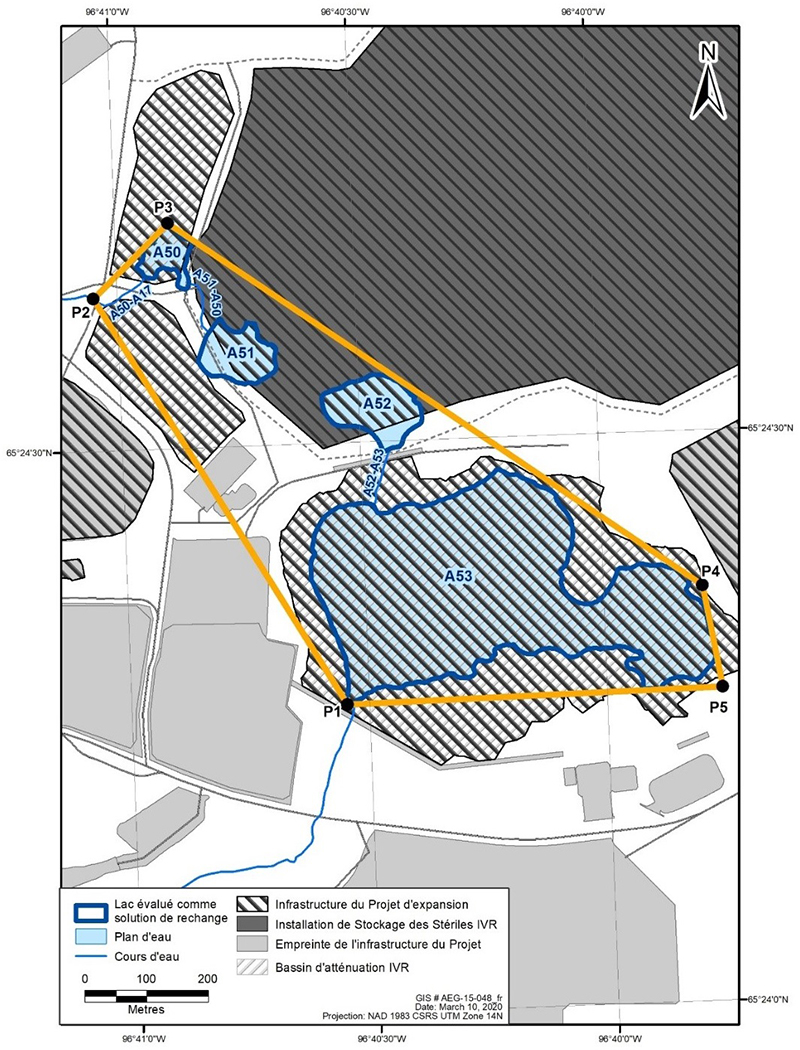 Emplacement de sept plans d&rsquo;eau du Nunavut &agrave; inscrire &agrave; l'annexe 2 du REMMMD