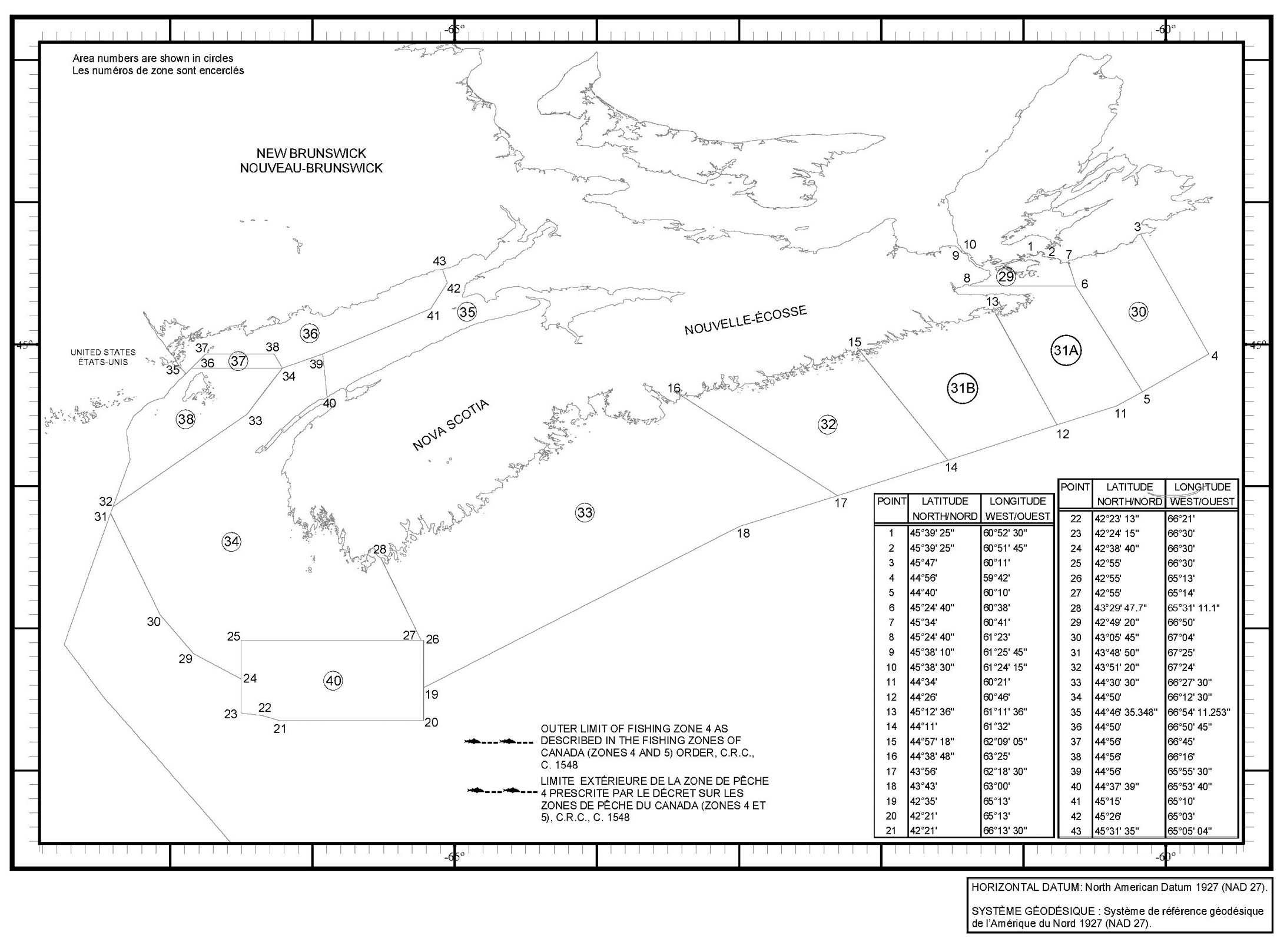 Lobster Fishing Areas